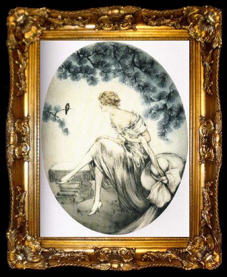 framed  Louis Lcart Robin hoot, ta009-2