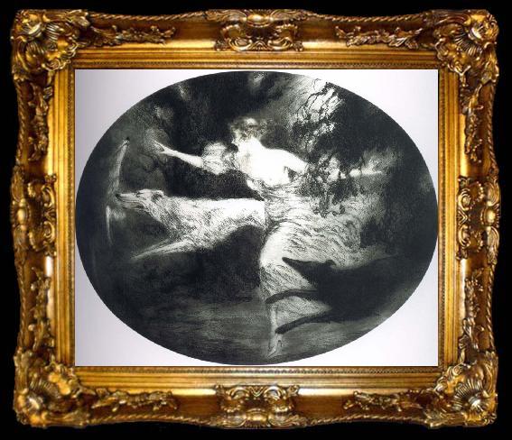 framed  Louis Lcart SELENE, ta009-2
