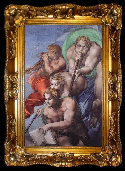 framed  Michelangelo Buonarroti Last Judgment, ta009-2