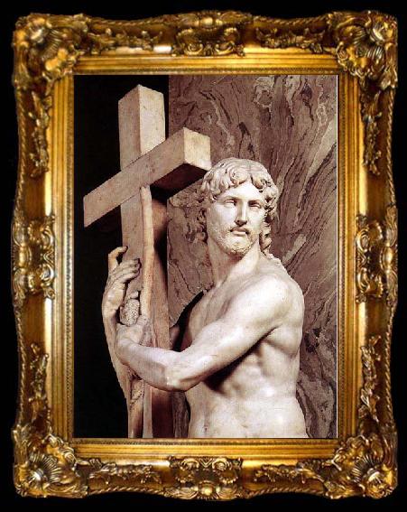 framed  Michelangelo Buonarroti Christ Carrying the Cross, ta009-2