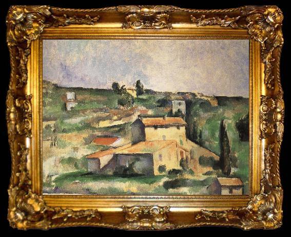 framed  Paul Cezanne countryside Beverley, ta009-2