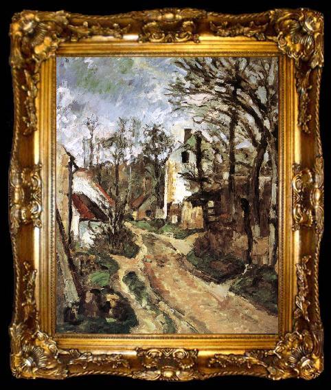 framed  Paul Cezanne path, ta009-2