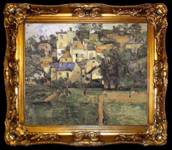 framed  Paul Cezanne Pang Schwarz housing plans, ta009-2