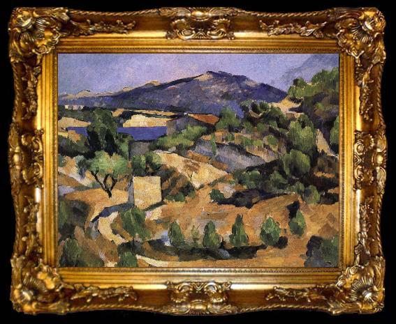 framed  Paul Cezanne Noon, ta009-2