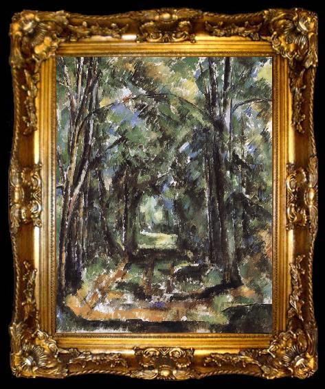 framed  Paul Cezanne Boulevard, ta009-2