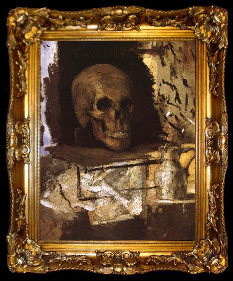 framed  Paul Cezanne of bone and water, ta009-2