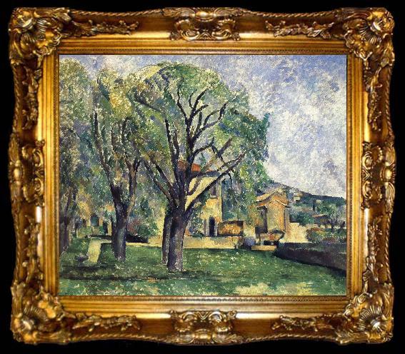 framed  Paul Cezanne farms, ta009-2