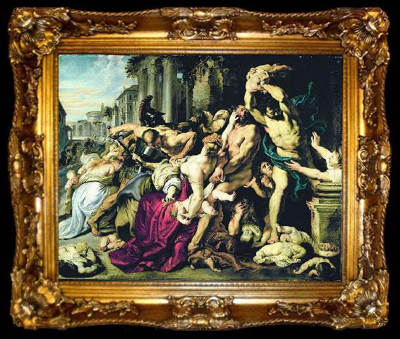 framed  Peter Paul Rubens The Massacre of the Innocents,, ta009-2