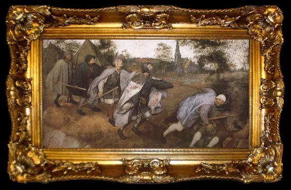 framed  Pieter Bruegel Blind, ta009-2