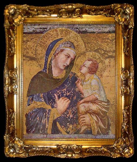 framed  Pietro Lorenzetti Madonna dei Tramonti by Pietro Lorenzetti, ta009-2