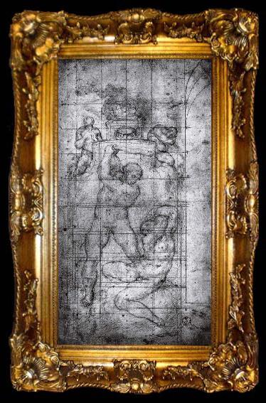 framed  Pontormo Fratricidal, ta009-2