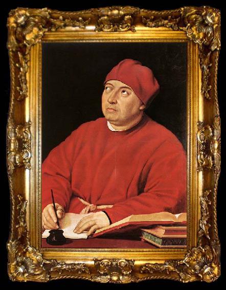 framed  RAFFAELLO Sanzio Cardinal Tommaso Inghirami, ta009-2
