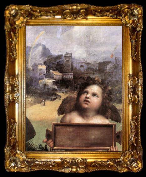 framed  RAFFAELLO Sanzio The Madonna of Foligno, ta009-2