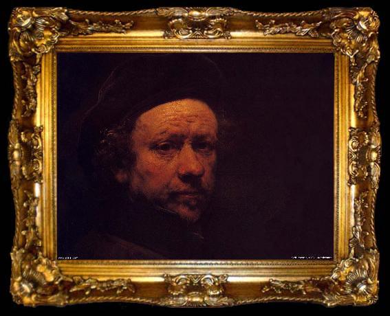 framed  REMBRANDT Harmenszoon van Rijn Rembrandt  Self Portrait,, ta009-2