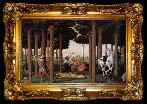 framed  Sandro Botticelli Follow up sections of the story, ta009-2