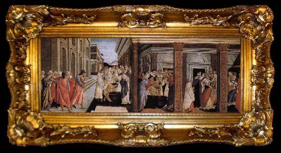 framed  Sandro Botticelli Nobilo early St. Maas, ta009-2