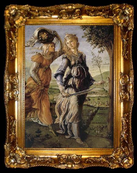 framed  Sandro Botticelli Judith Villa return, ta009-2