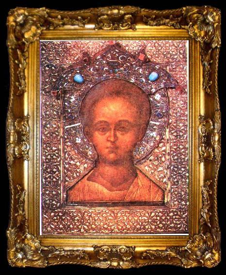 framed  Simon Ushakov Christ Emmanuel,, ta009-2