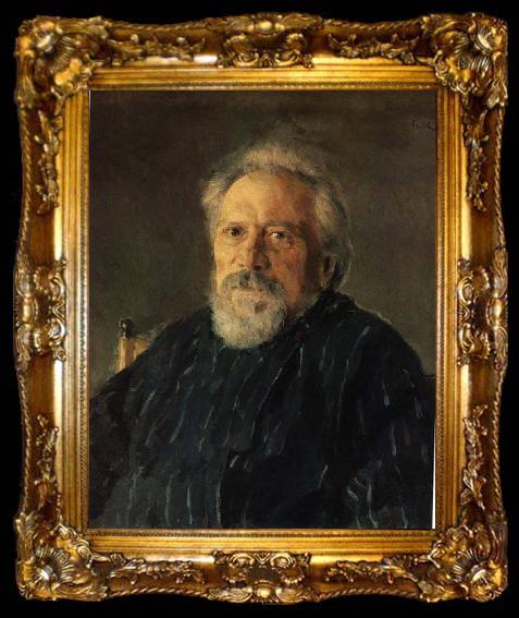 framed  Valentin Serov Nikolai Leskov, 1894, ta009-2