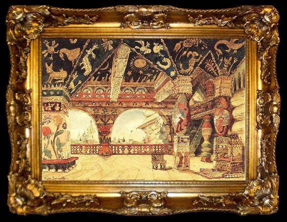 framed  Viktor Vasnetsov Palace of Tsar Berendei, ta009-2