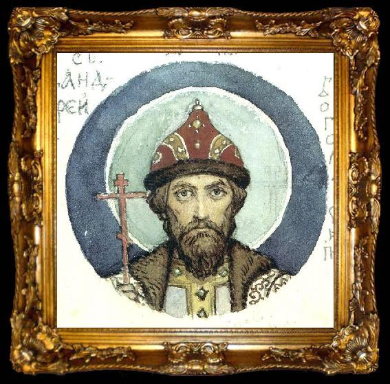 framed  Viktor Vasnetsov Grand Prince St. Andrei Bogolyubsky, ta009-2