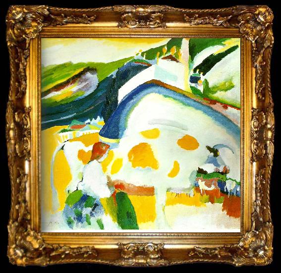 framed  Wassily Kandinsky the cow., ta009-2