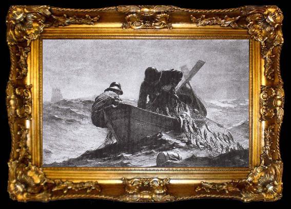 framed  Winslow Homer Fishing, ta009-2