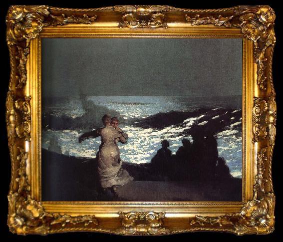 framed  Winslow Homer A summer night, ta009-2