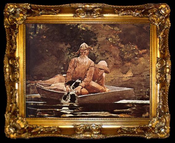 framed  Winslow Homer After hunting, ta009-2