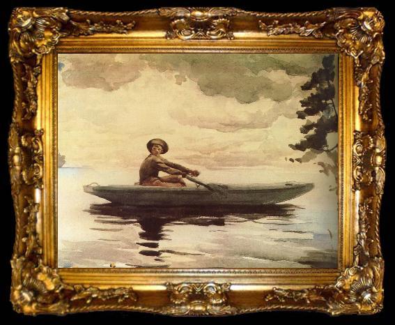 framed  Winslow Homer Boating people, ta009-2