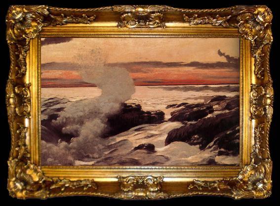 framed  Winslow Homer Cape West Coast, ta009-2