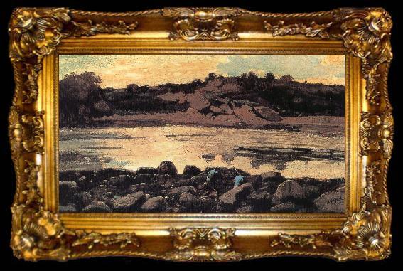 framed  Winslow Homer Webster Bay, ta009-2