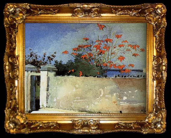 framed  Winslow Homer Wall, ta009-2