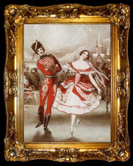 framed  ralph vaughan willams the colurful costumes of, ta009-2