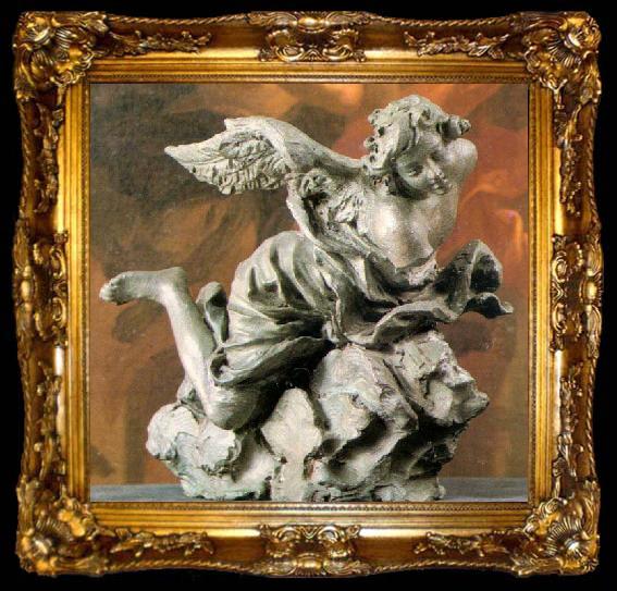 framed  unknow artist Angel - Terracotta nad bronze Chigi Saracini Collection, ta009-2