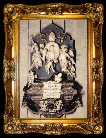 framed  unknow artist Memorial of Bishop Marius Ambrose Capello, ta009-2