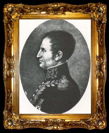 framed  unknow artist joseph bonaparte napoleons aldsta bror, ta009-2