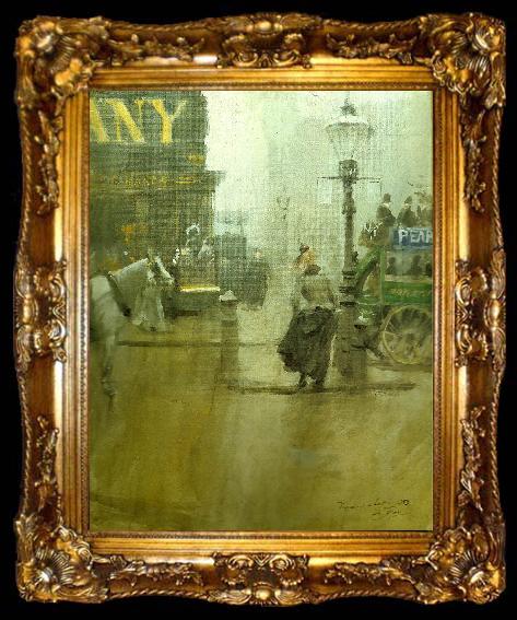 framed  Anders Zorn i mpressions de londres, ta009-2