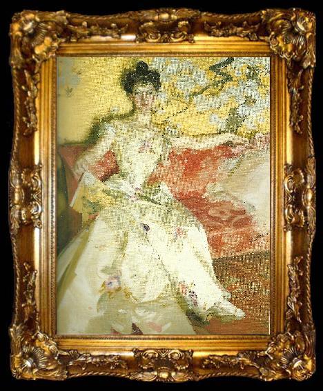 framed  Anders Zorn mrs j donald cameron, ta009-2