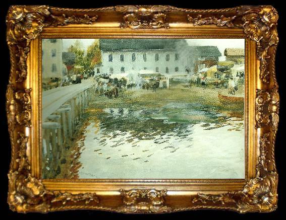 framed  Anders Zorn mora marknad, ta009-2