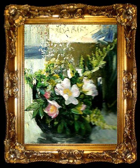 framed  Carl Larsson nyponblom, ta009-2