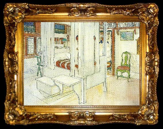 framed  Carl Larsson mitt sovrum, ta009-2