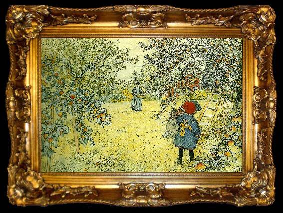 framed  Carl Larsson appleskorden, ta009-2