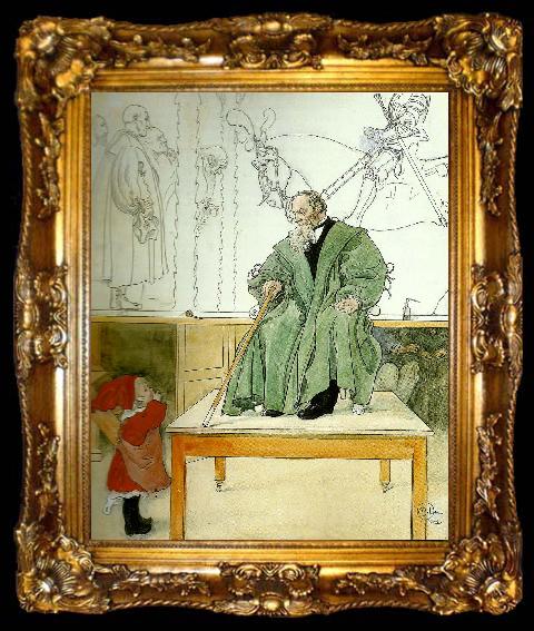 framed  Carl Larsson farfar och esbjorn, ta009-2