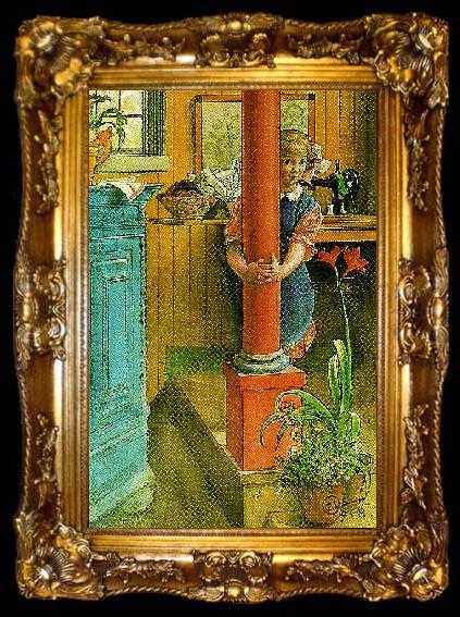framed  Carl Larsson banbarnet, ta009-2