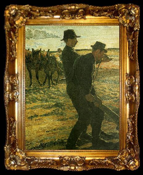 framed  Carl Wilhelmson plojare, ta009-2