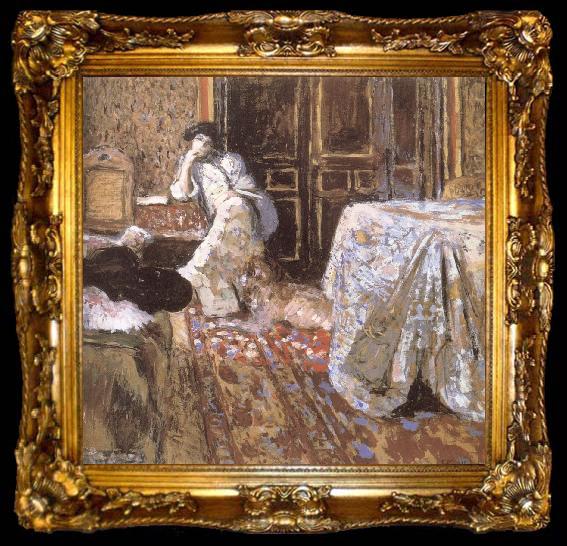 framed  Edouard Vuillard Kimono Ma Seer, ta009-2