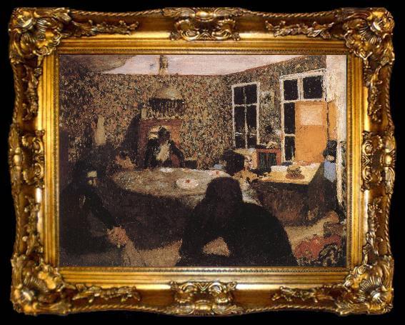 framed  Edouard Vuillard At night, ta009-2