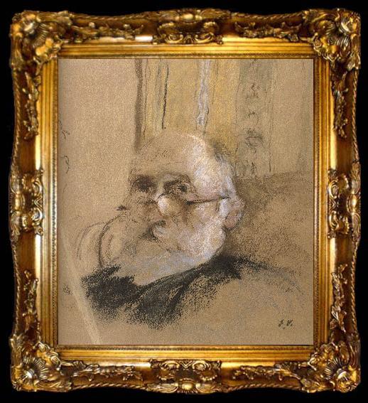 framed  Edouard Vuillard Self-portrait of glasses, ta009-2