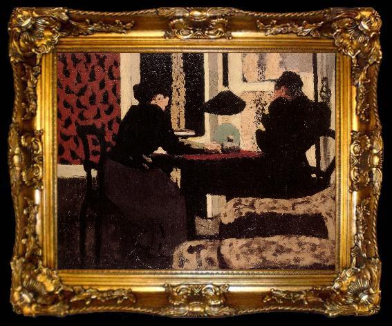 framed  Edouard Vuillard Lamp, ta009-2